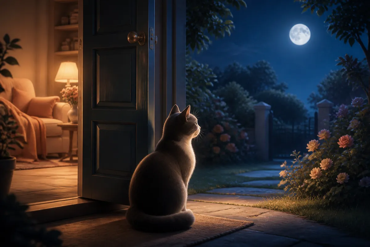猫梦境的原创主题插画
