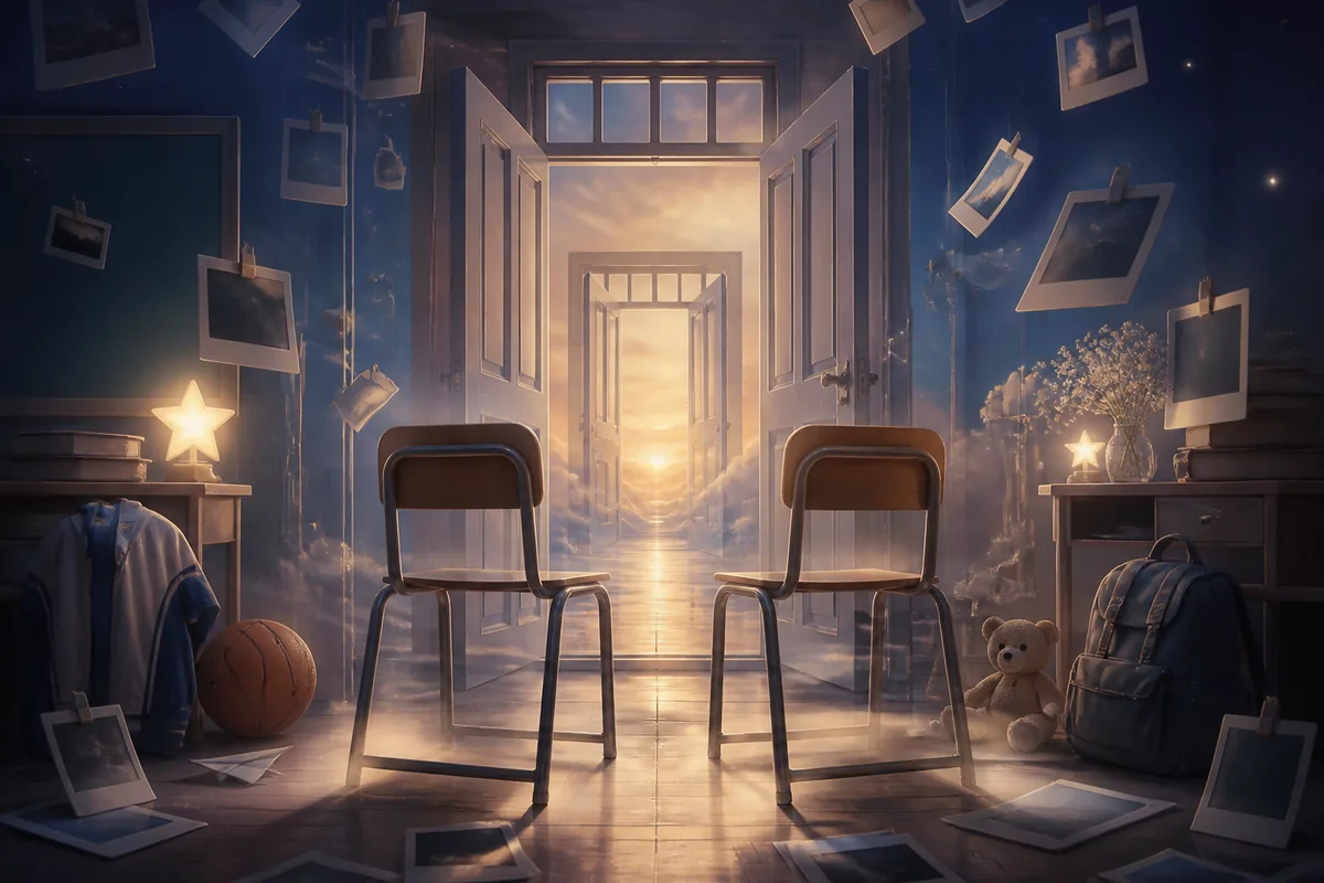 同学梦境的原创主题插画