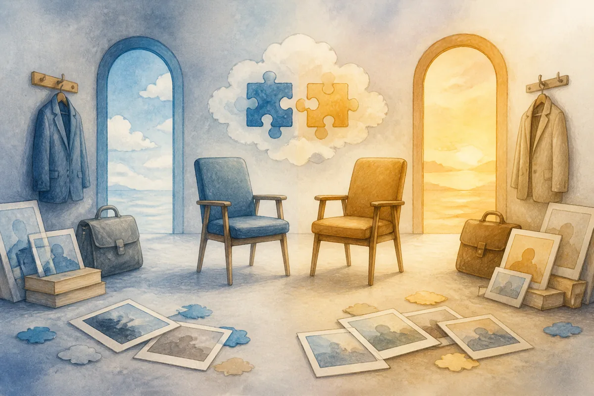 同事梦境的原创主题插画