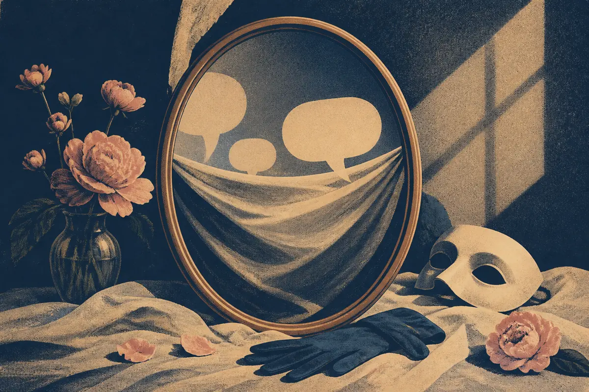 听不见梦境的原创主题插画