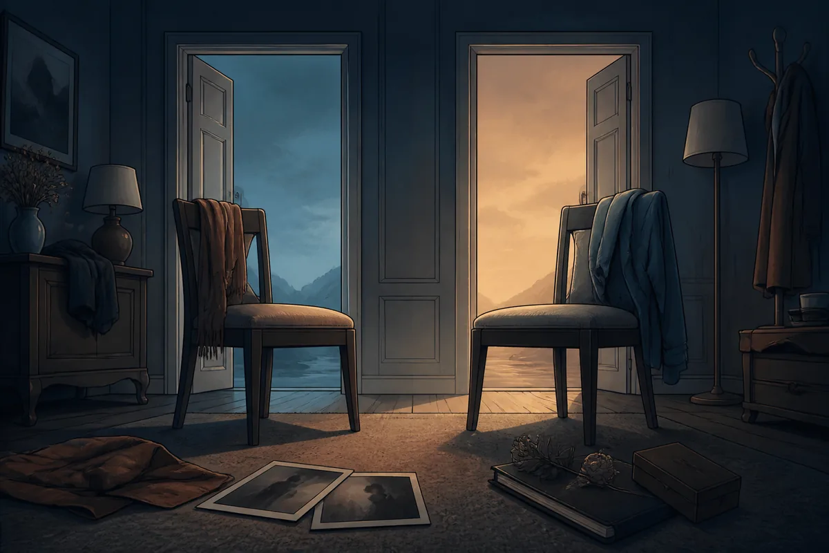 伴侣梦境的原创主题插画