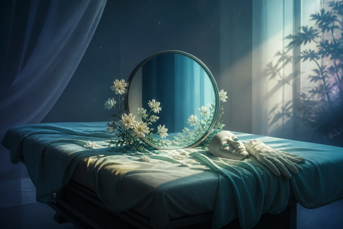 手术梦境的原创主题插画
