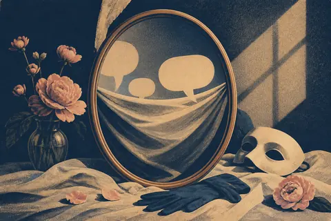 听不见梦境主题插画