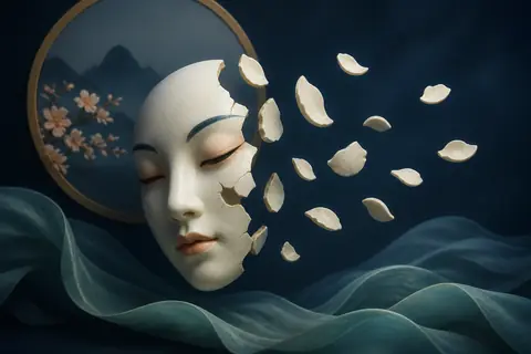 掉牙梦境主题插画