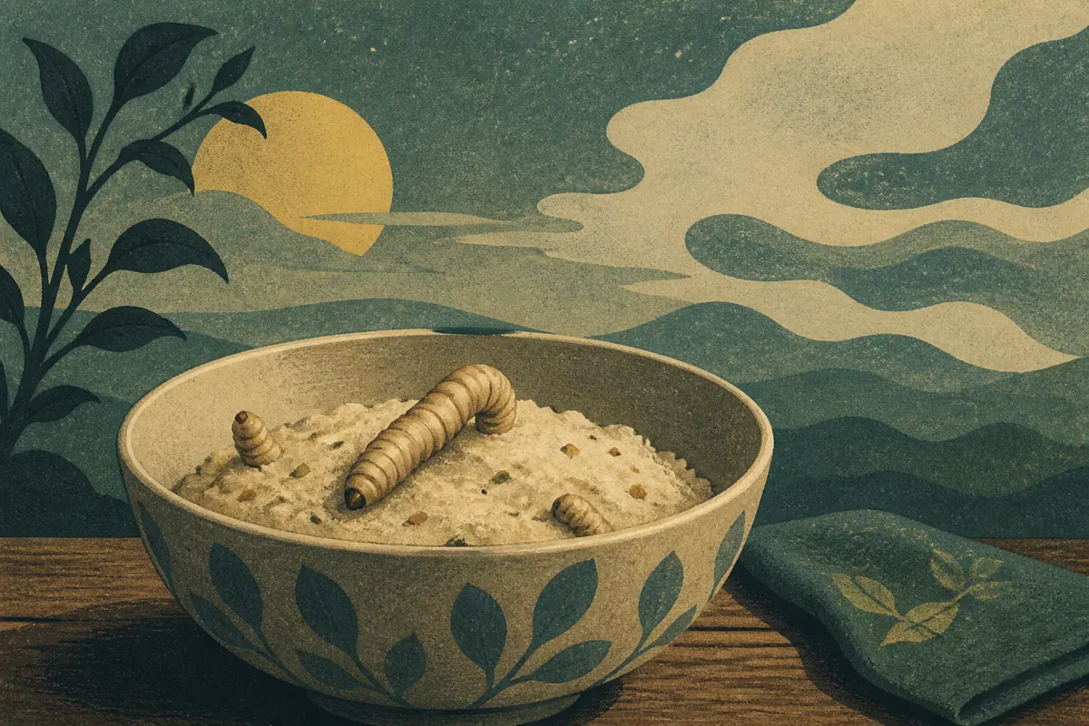 虫子梦境的原创主题插画