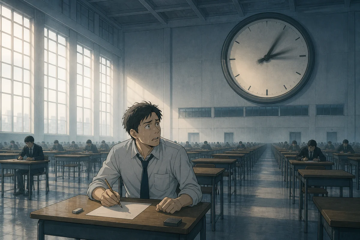 考场的钟走得比我快主题配图